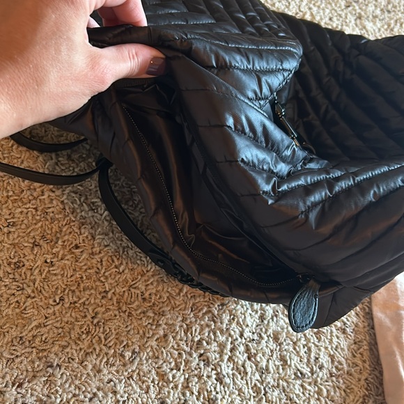 Rebecca Minkoff Edie Nylon Quilted Backpack – Black - Picture 7 of 12